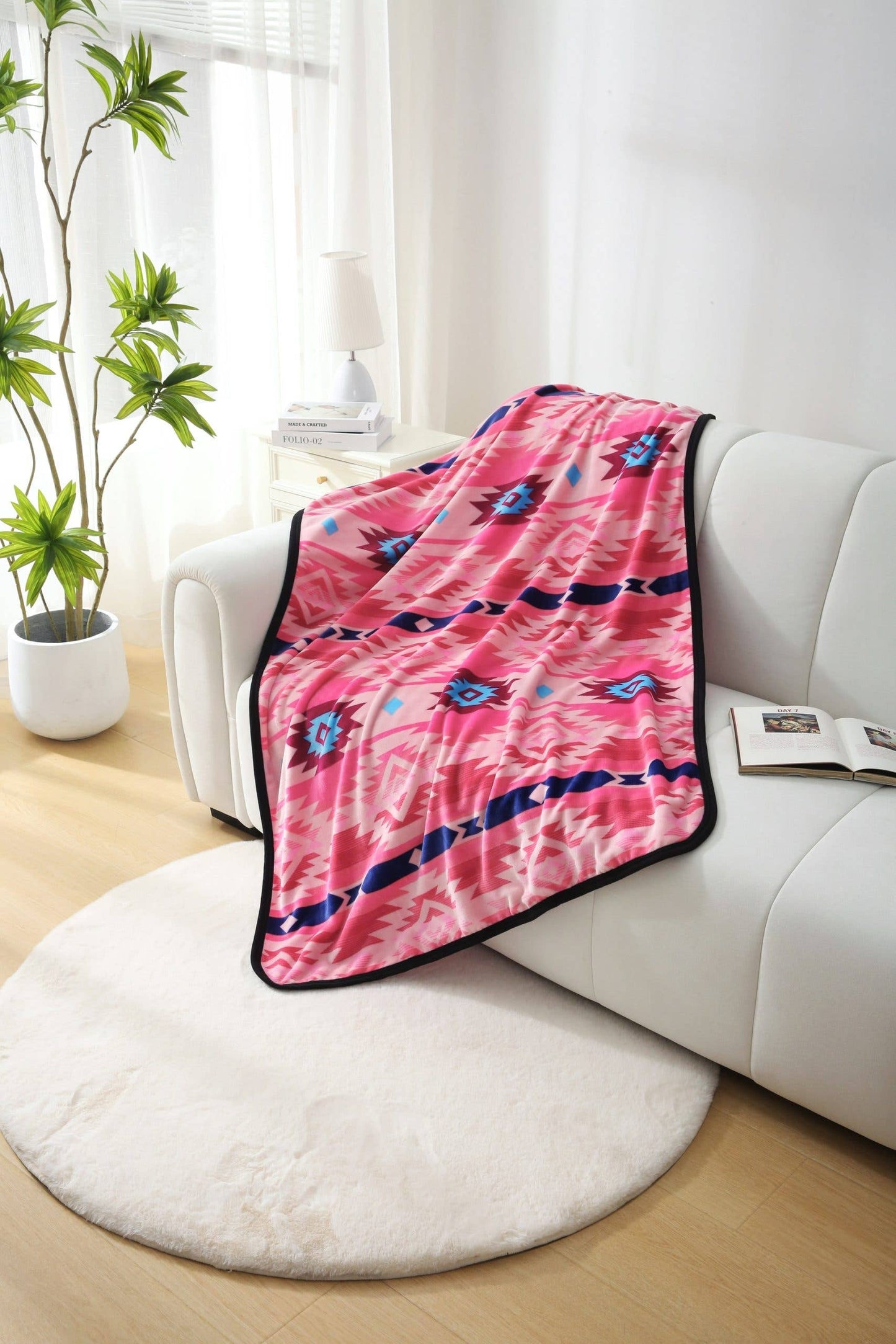 KPDK-03PNK - 100% Polyester 40x60 Inch