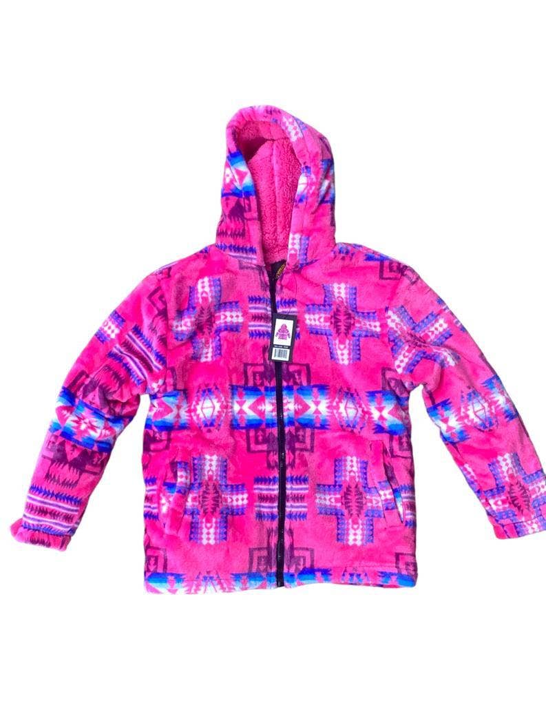 Southwest Design Plush/Sherpa Kids Jackets