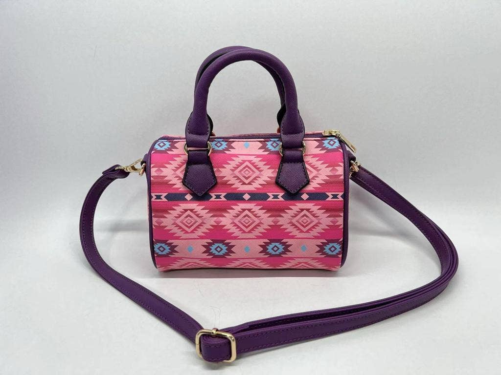 Small Barrel Handbag - Dakota Pink