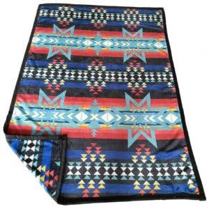 1KRSMED-NVY - Single Ply Kids Size Plush Blanket