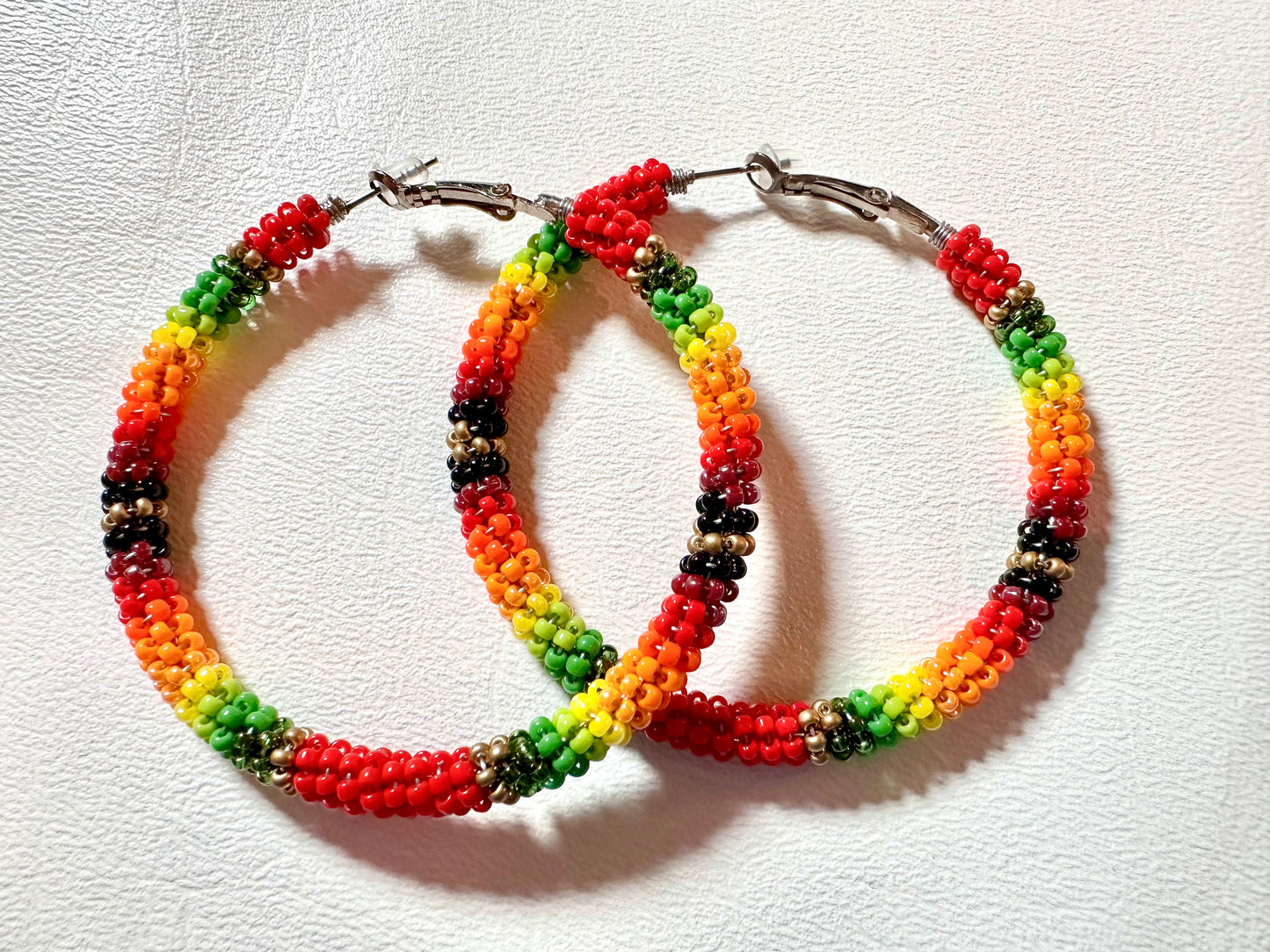 Garden beaded hoops