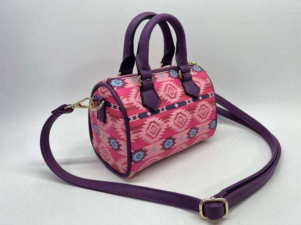 Small Barrel Handbag - Dakota Pink