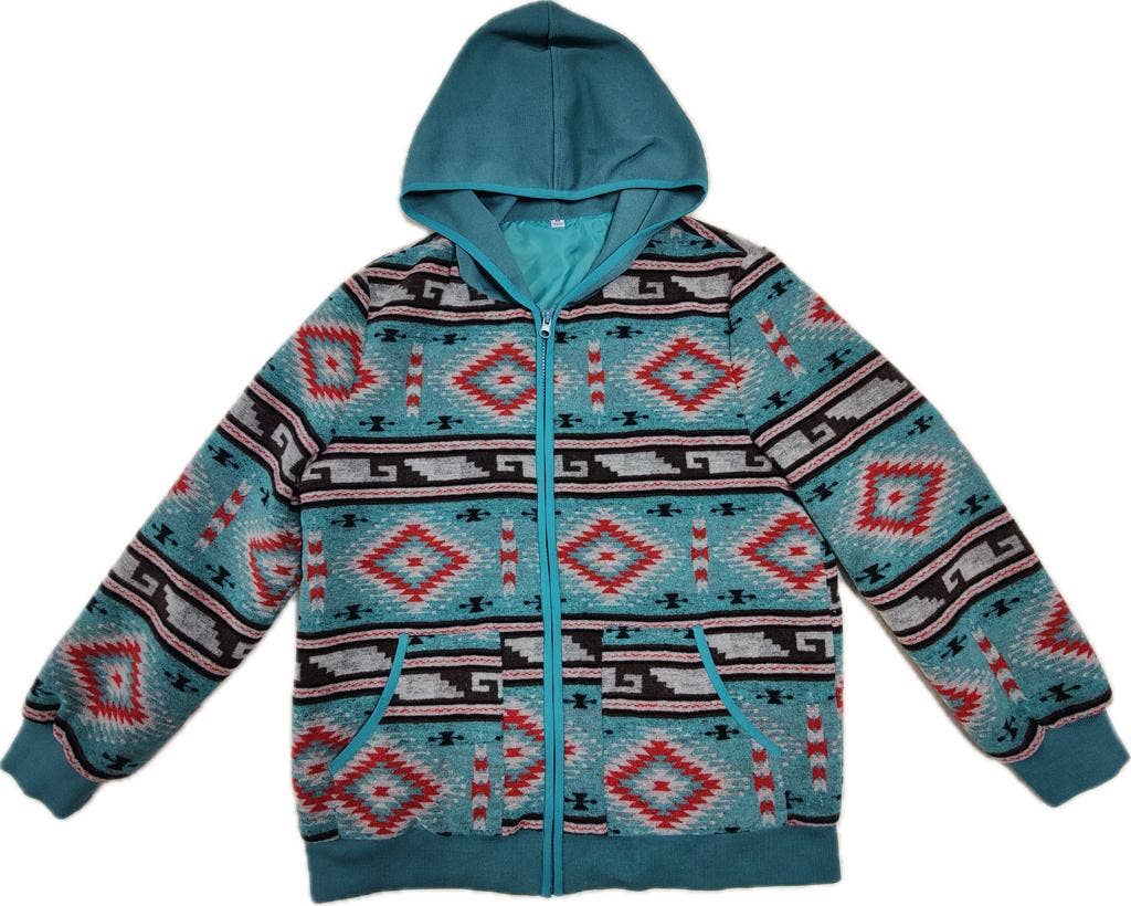 Women Flannel Jacket With Hoodie