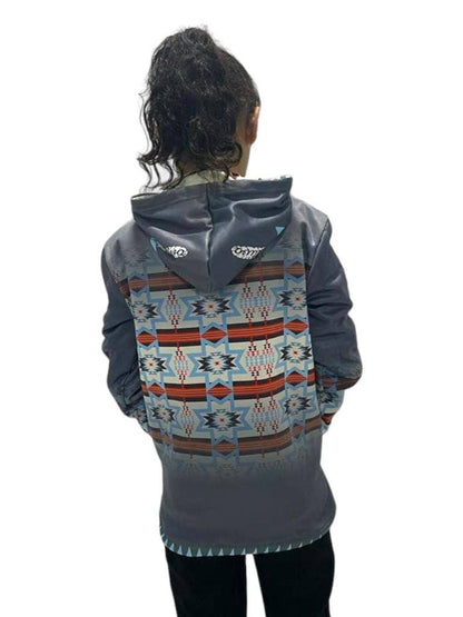 GRY - Kids Hoodie 100%polyster Fabric Dry Fit
