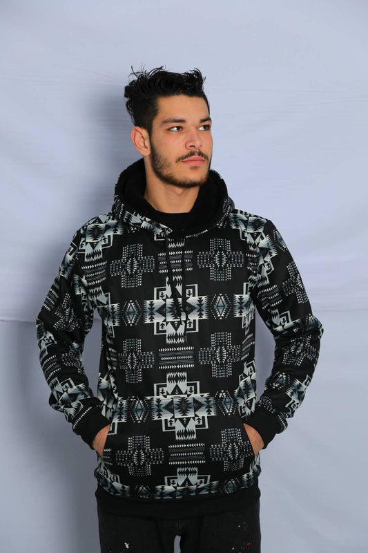 Hoodie Sweatshirt Sherpa Lining