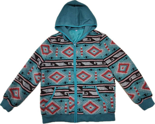 Women Flannel Jacket With Hoodie